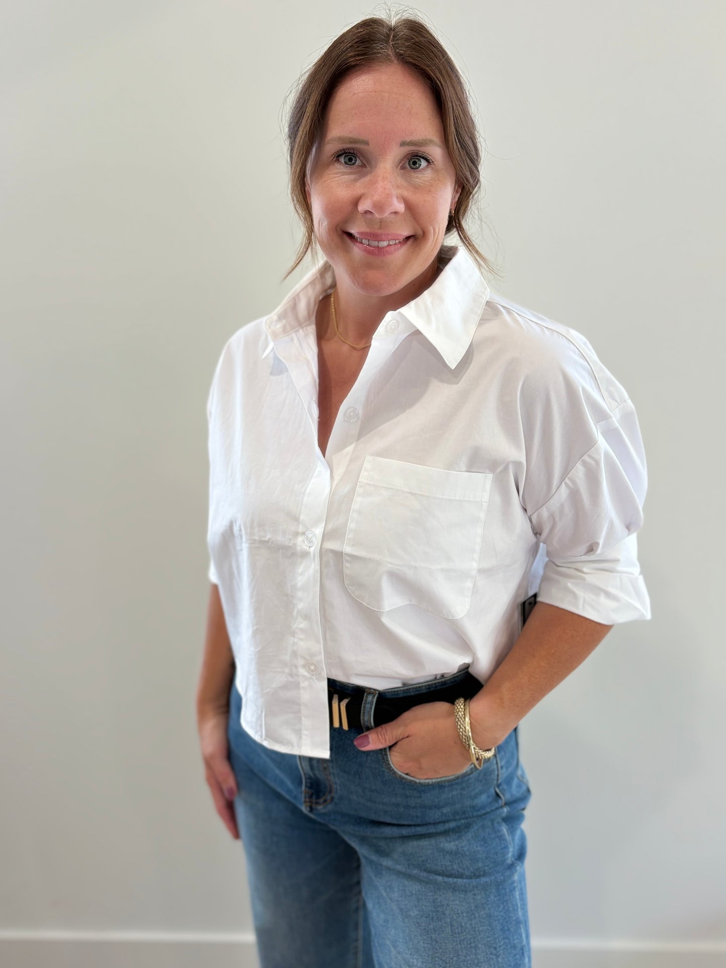 Kerwin Classic Collared Shirt - White