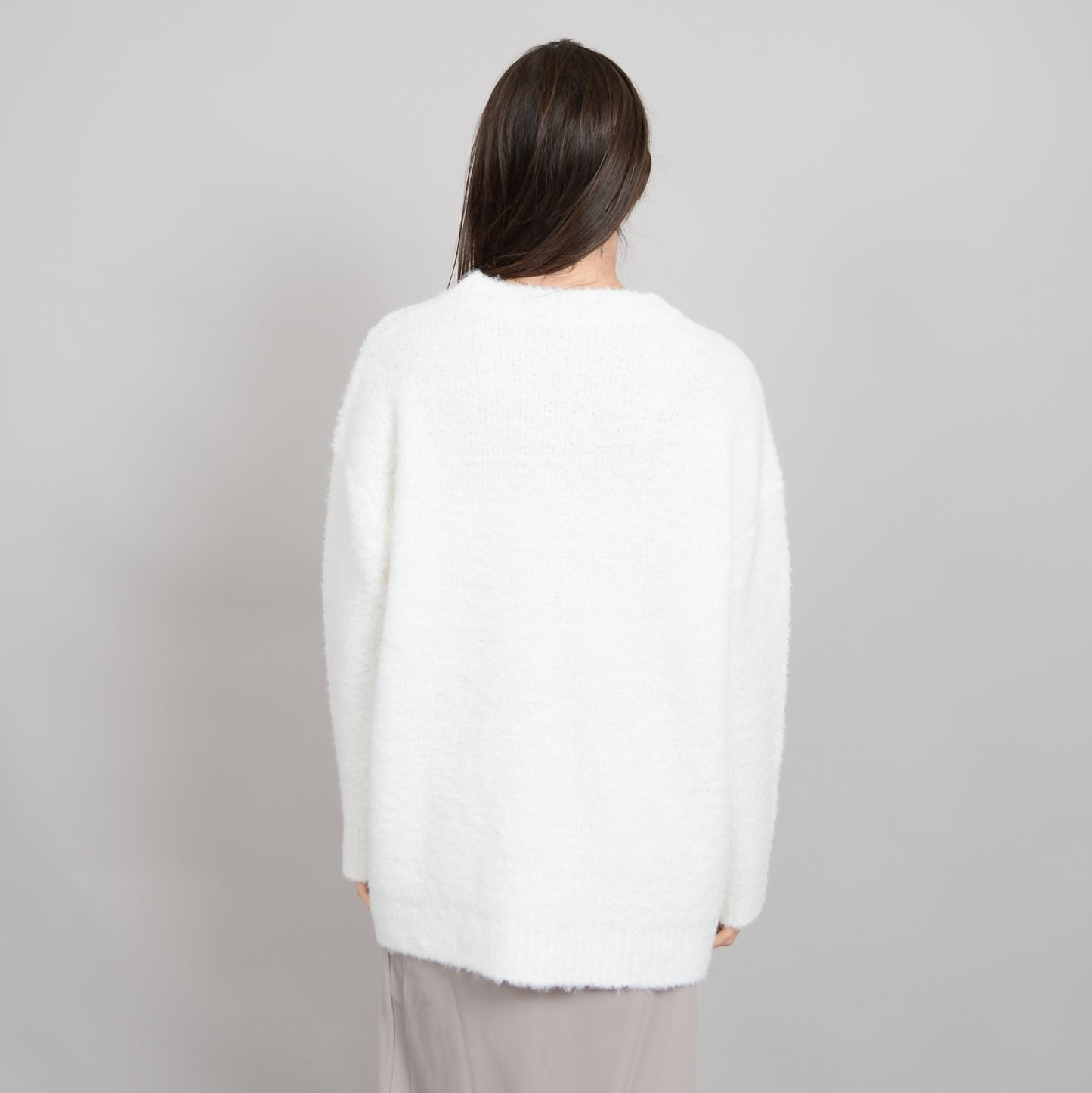 Kennedy Pullover Knit Sweater - Winter White