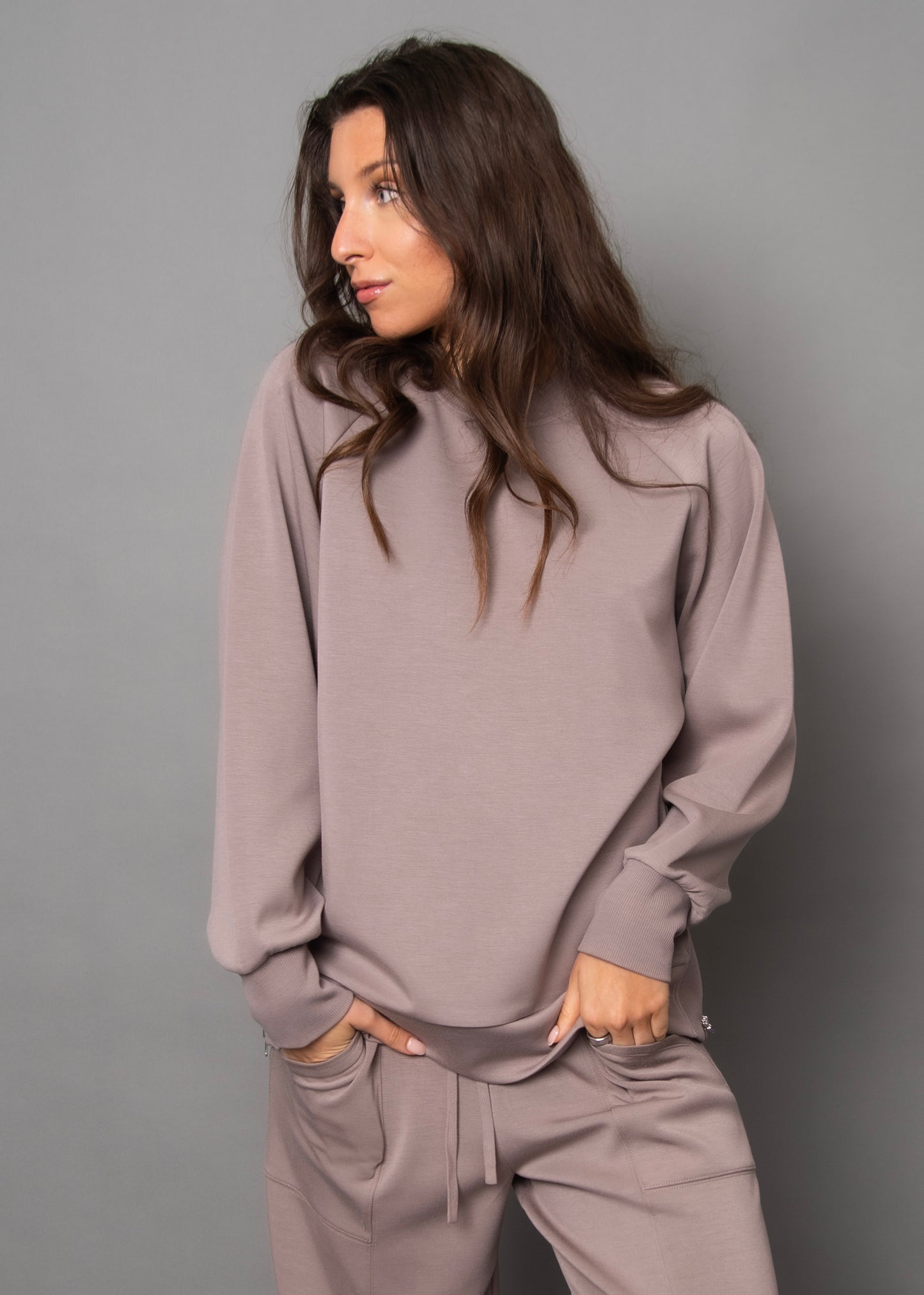 Penela Soft Knit Pullover - Fog