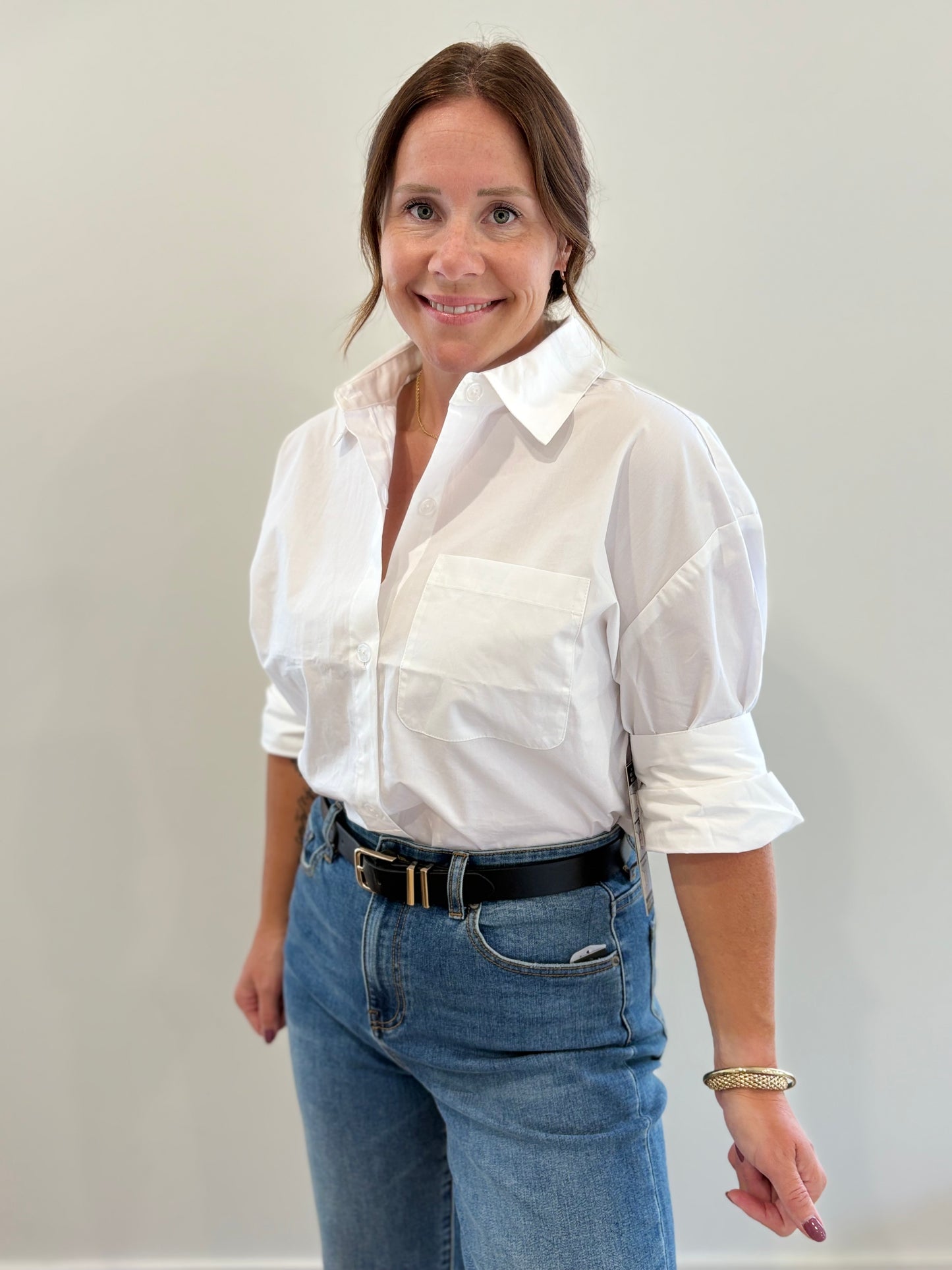 Kerwin Classic Collared Shirt - White