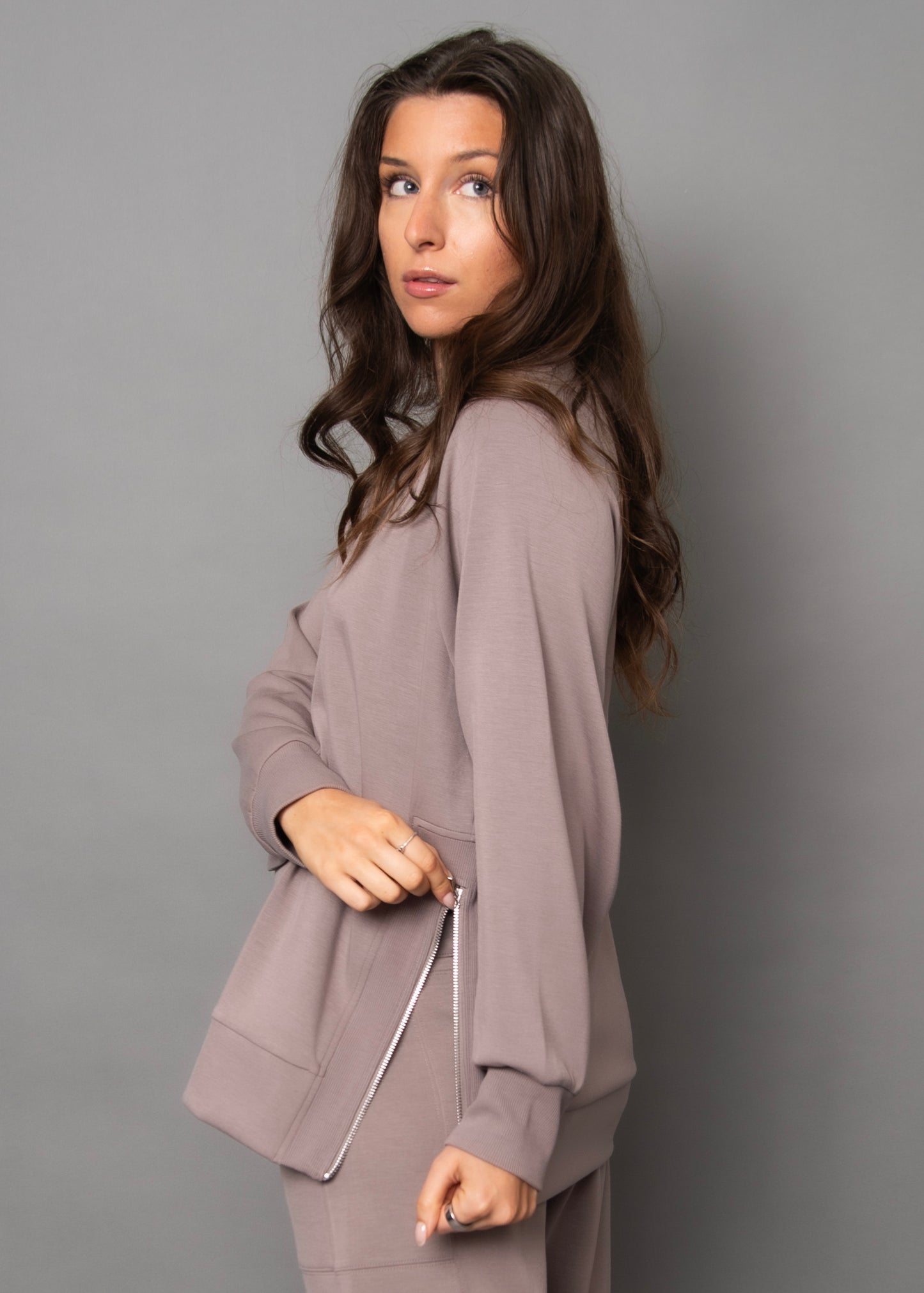 Penela Soft Knit Pullover - Fog