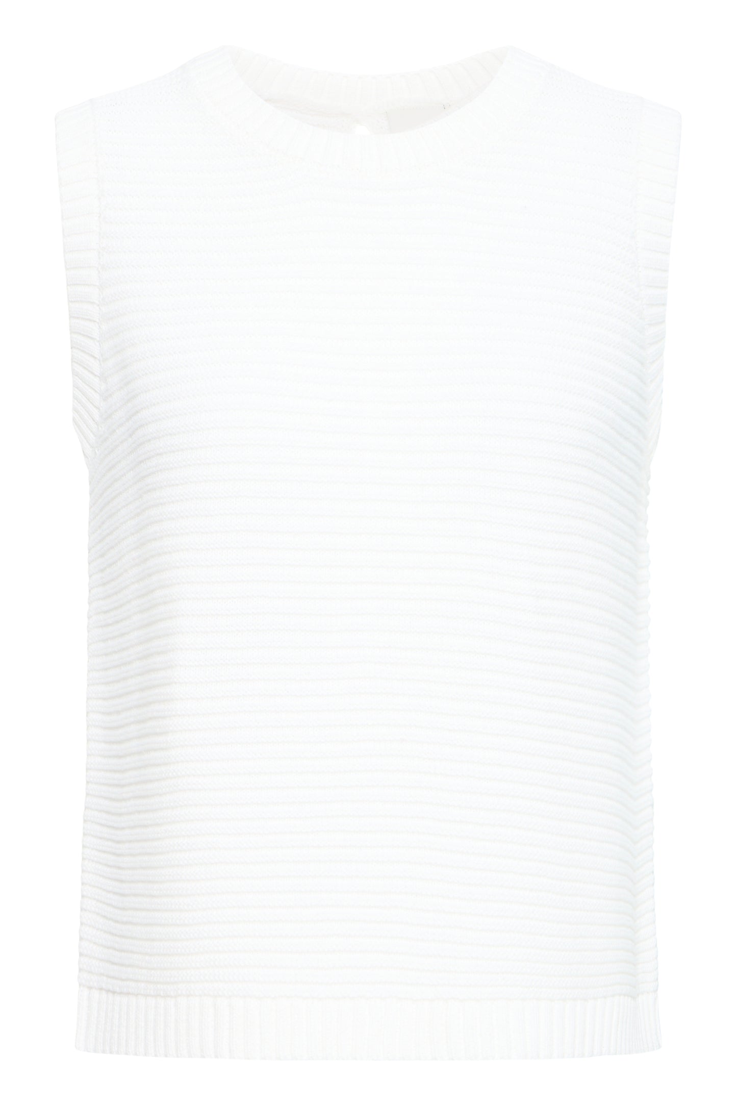 IHDOTTIES Slipover Vest - Cloud Dancer