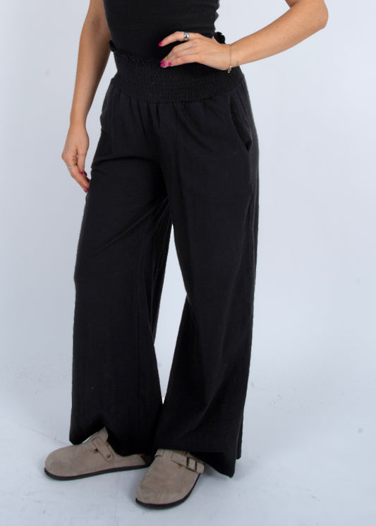 Ruched Waistband Pants