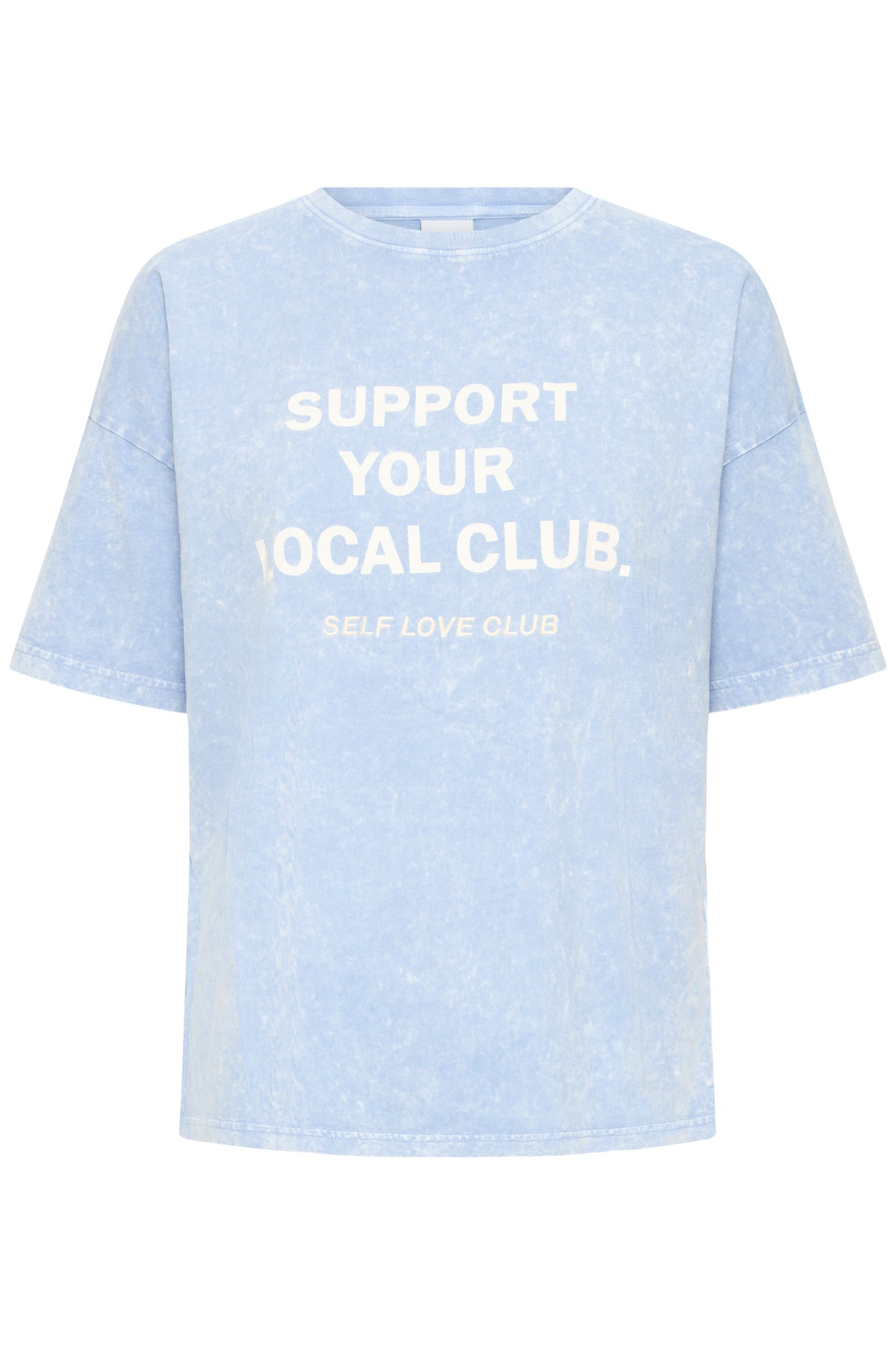 IHNOMANDY Oversized Graphic Tee - Powder Blue
