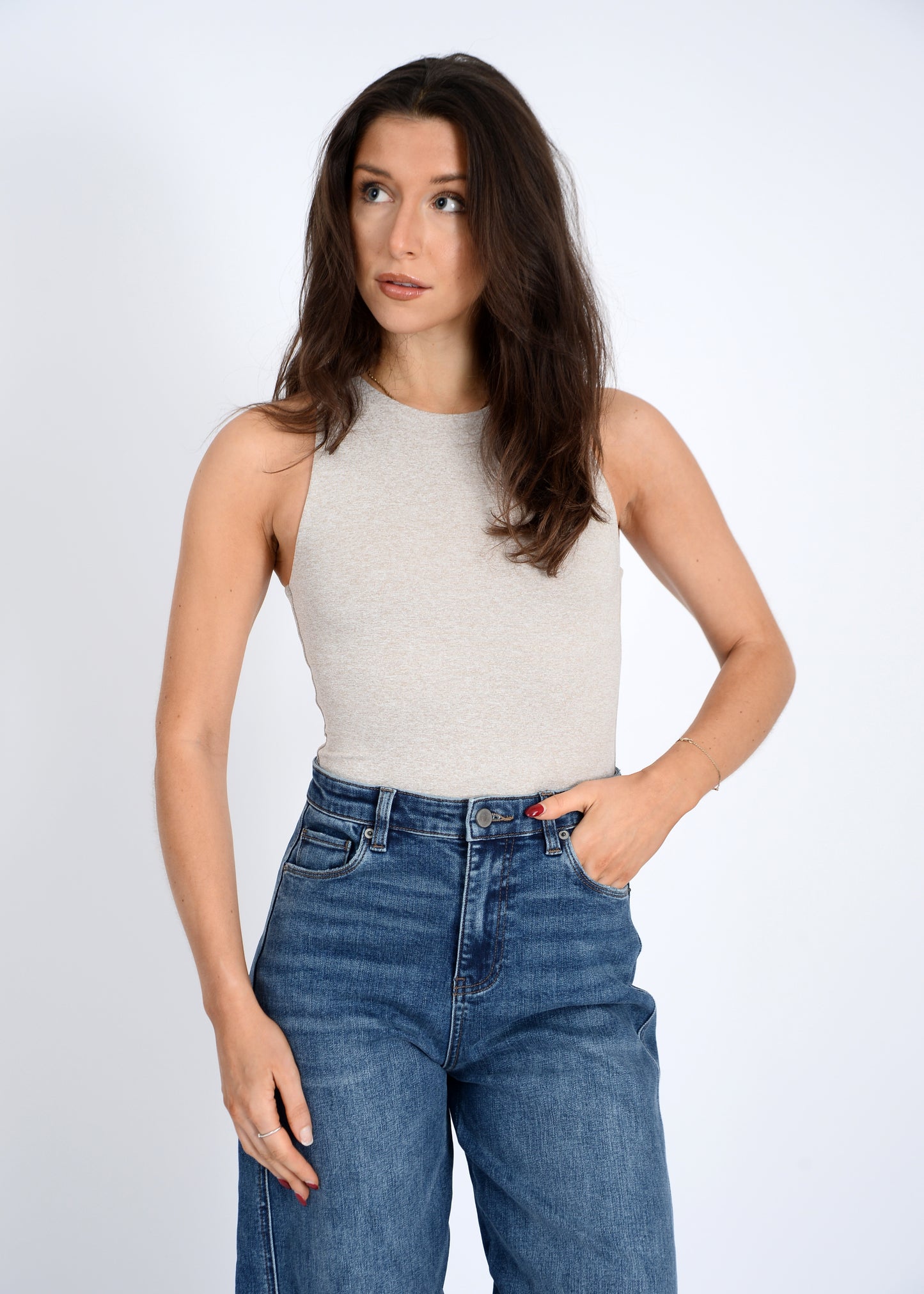 Second Skin Sleeveless Crewneck Bodysuit