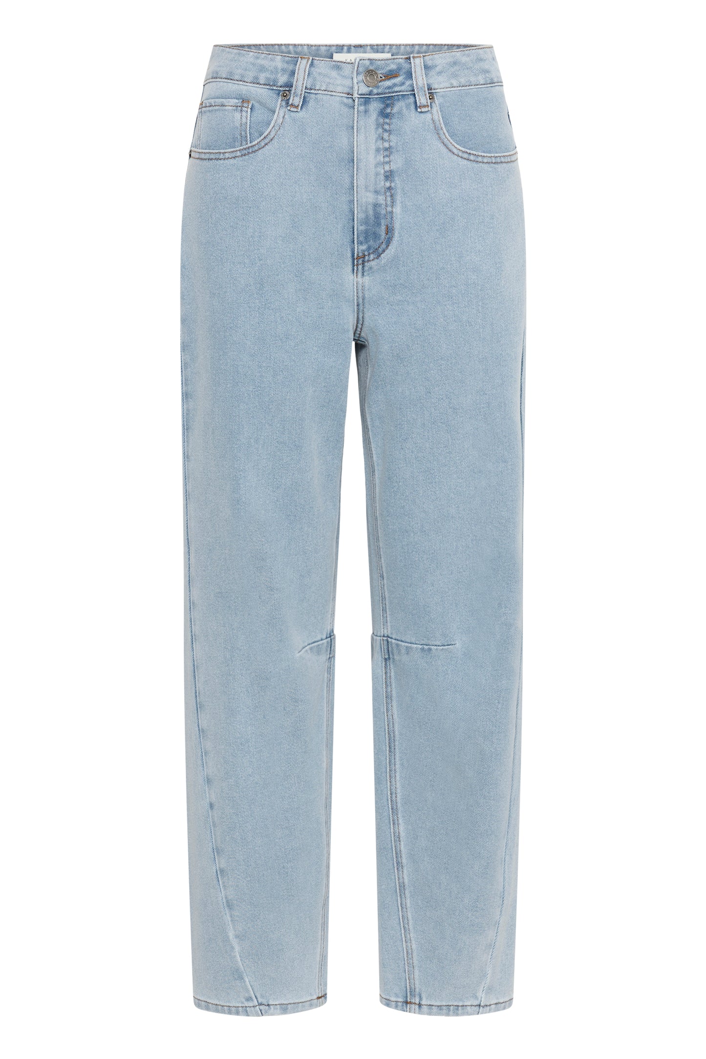 KAminna Cropped Barrel Jeans