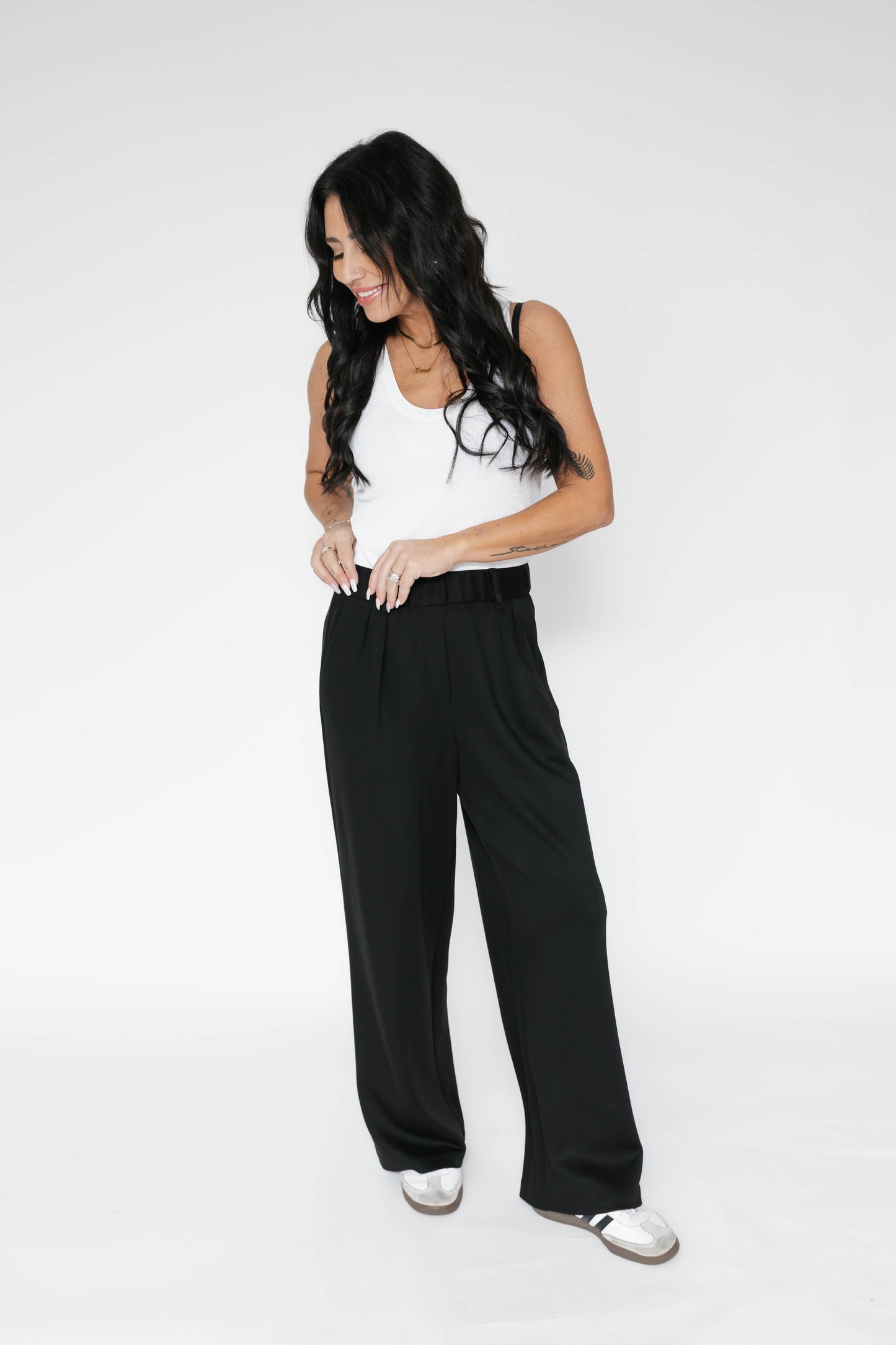 Halle Microscuba Pants in Black