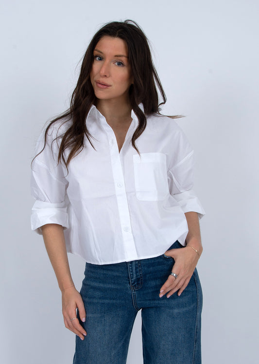 Kerwin Classic Collared Shirt - White