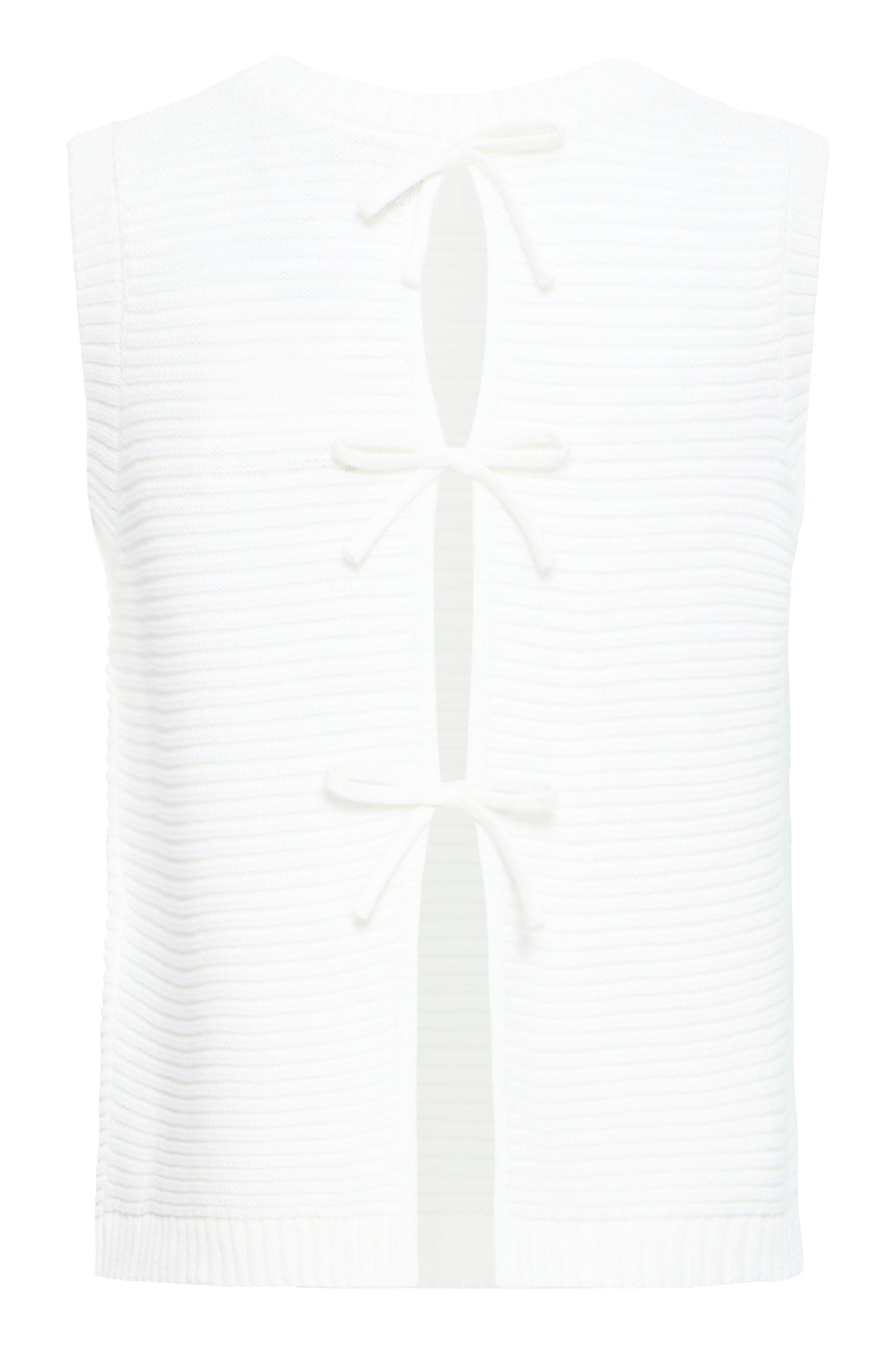 IHDOTTIES Slipover Vest - Cloud Dancer