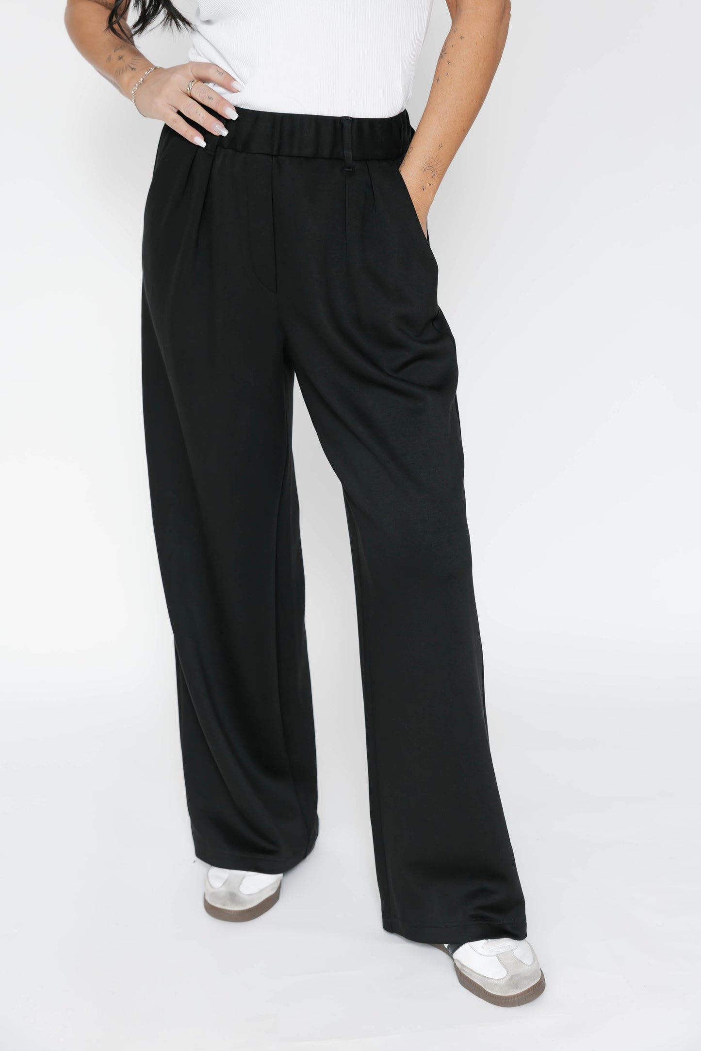 Halle Microscuba Pants in Black