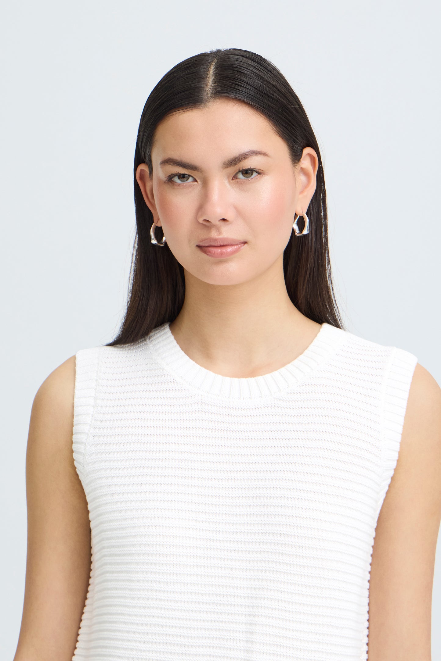 IHDOTTIES Slipover Vest - Cloud Dancer
