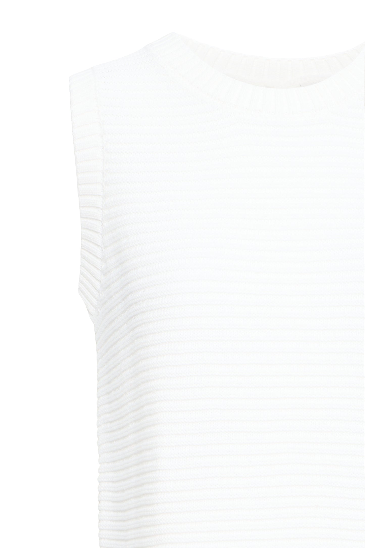 IHDOTTIES Slipover Vest - Cloud Dancer