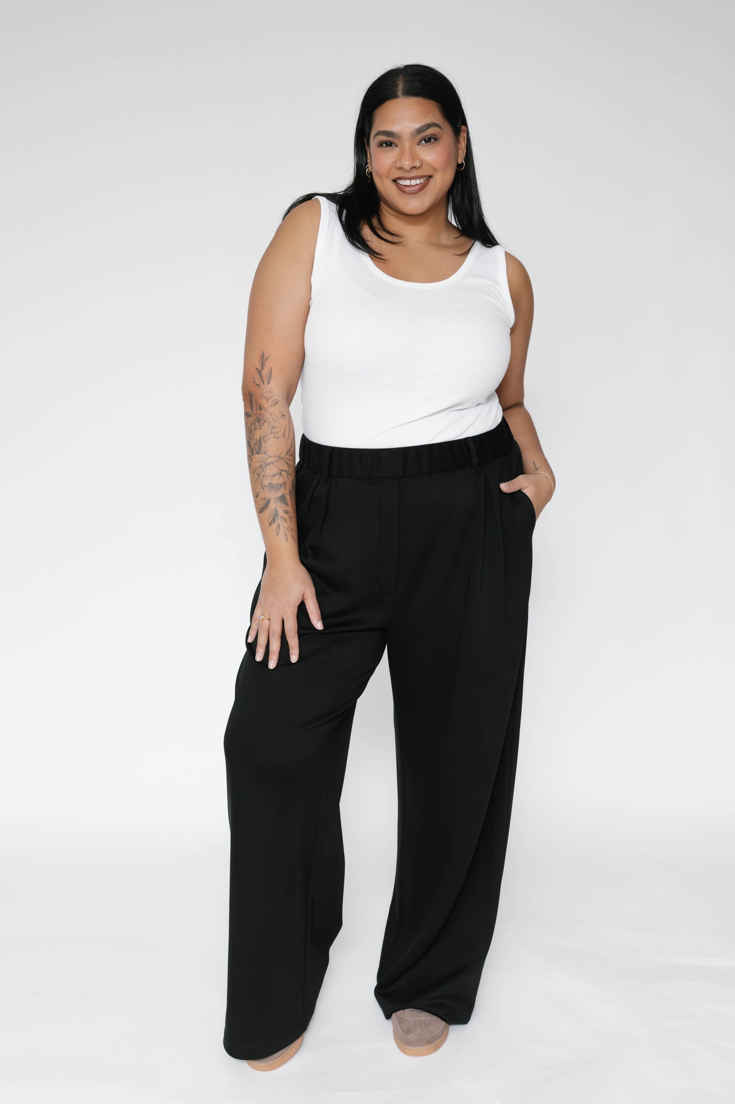 Halle Microscuba Pants in Black