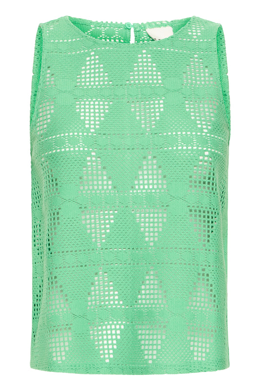 IHOVA Crochet Tank - Greenbriar