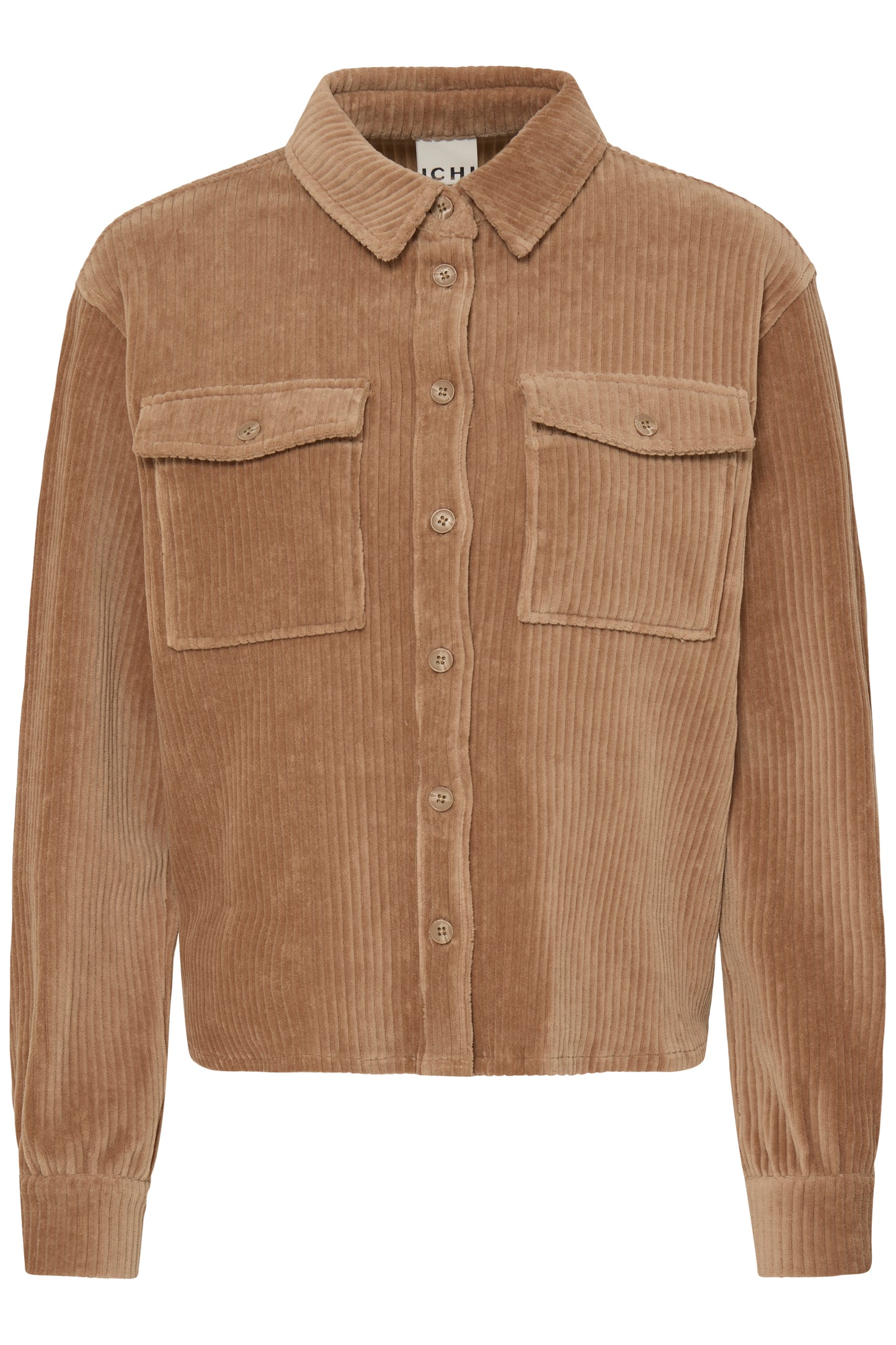 IHtamary Corduroy Button-up Shirt - Toasted Coconut