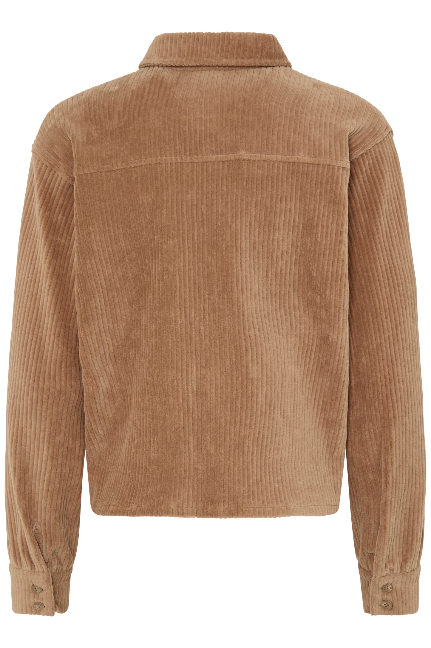 IHtamary Corduroy Button-up Shirt - Toasted Coconut