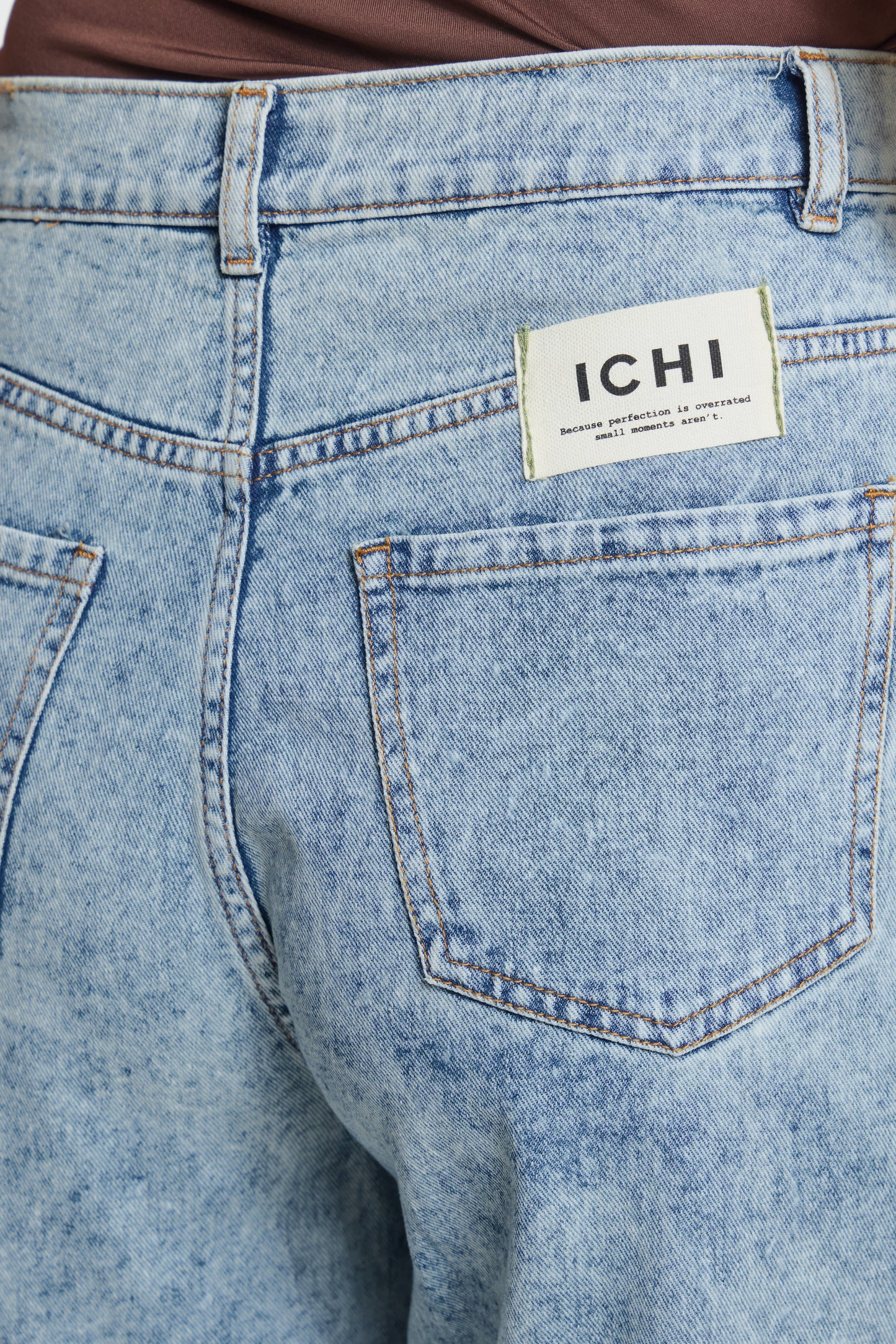 IHmandy Crossover Wide Leg Jeans