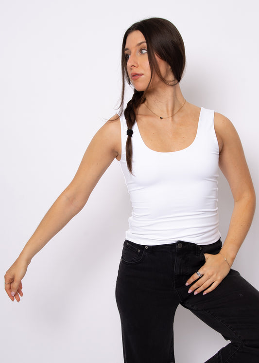 Tanith Tank Top - White