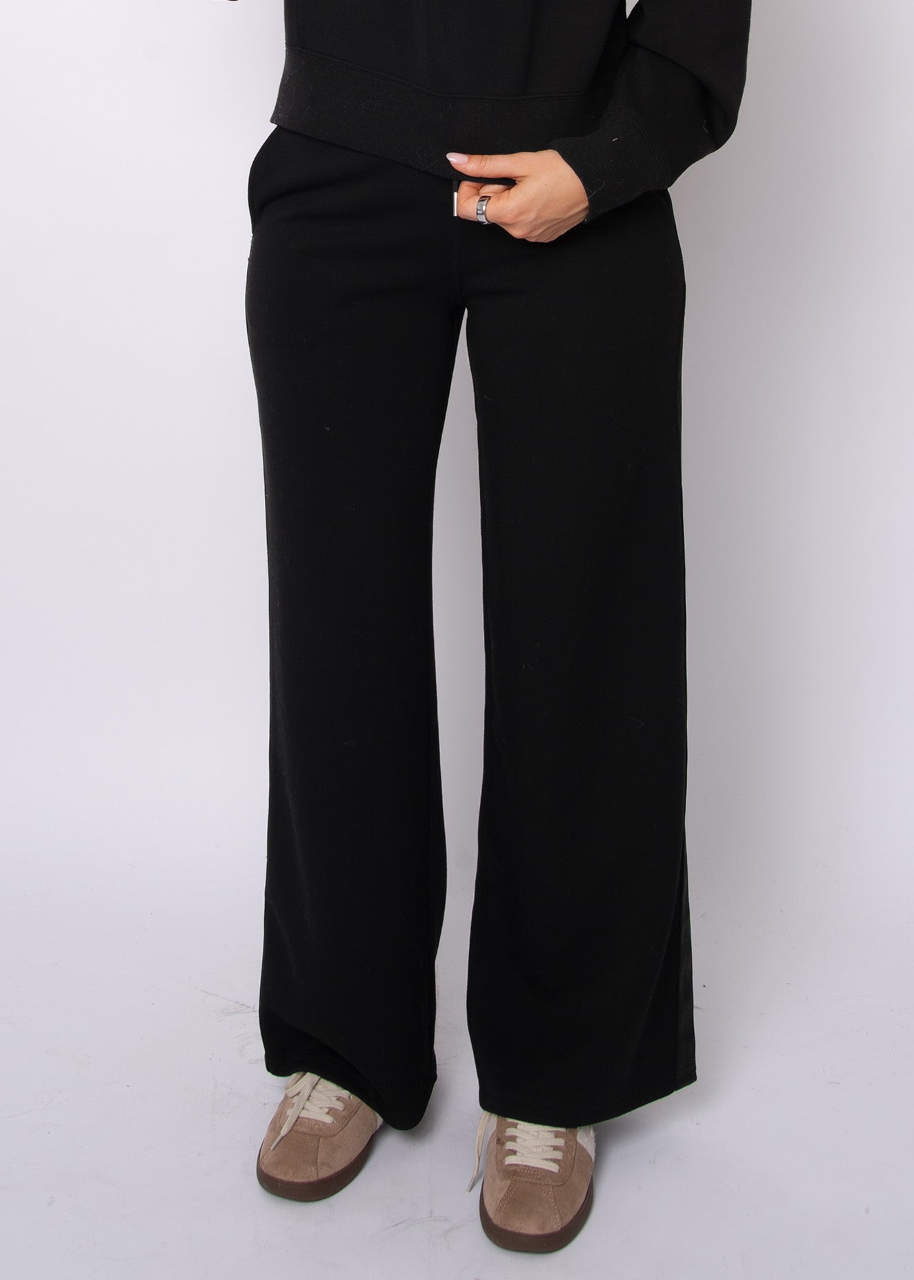Erika Soft Knit Pant - Black