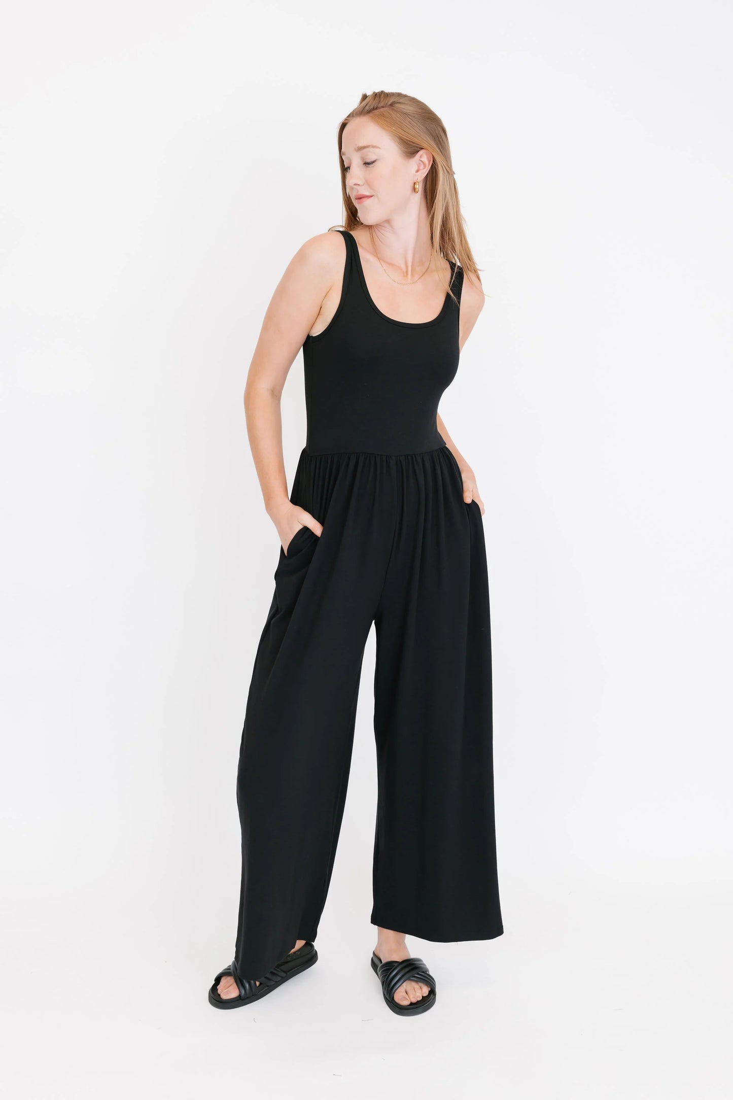 Camille Wide Leg Romper